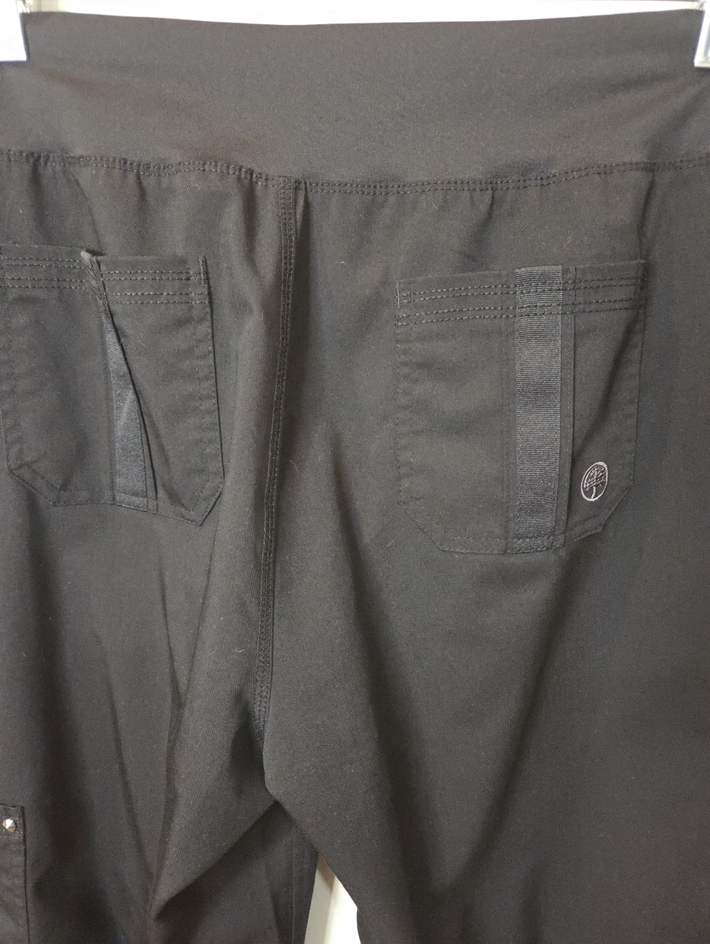 Healing Hands Purple Label Black Tori Scrub Pants Size Medium - Picture 6 of 14